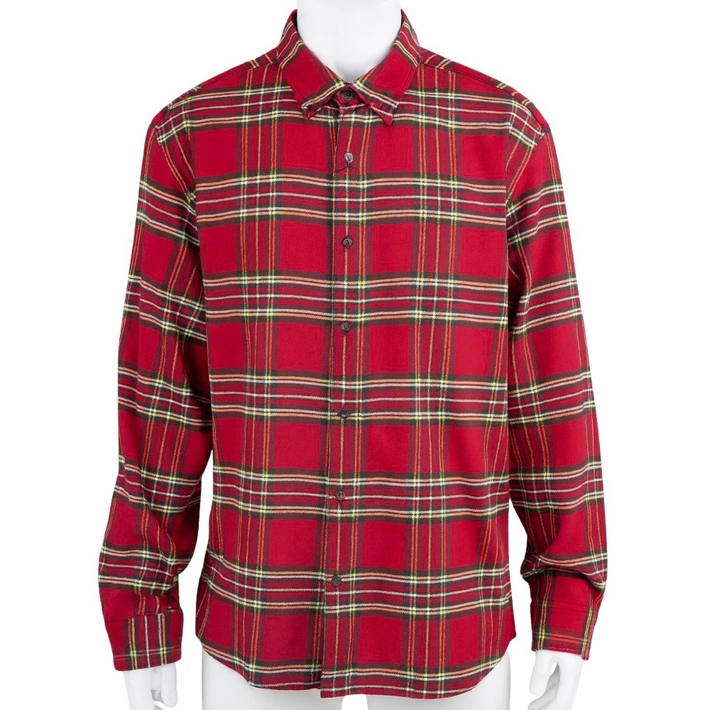 Cremieux Flannel‎ Shirt - NWT Mens Size 2XL Red / Plaid - #48251-A3